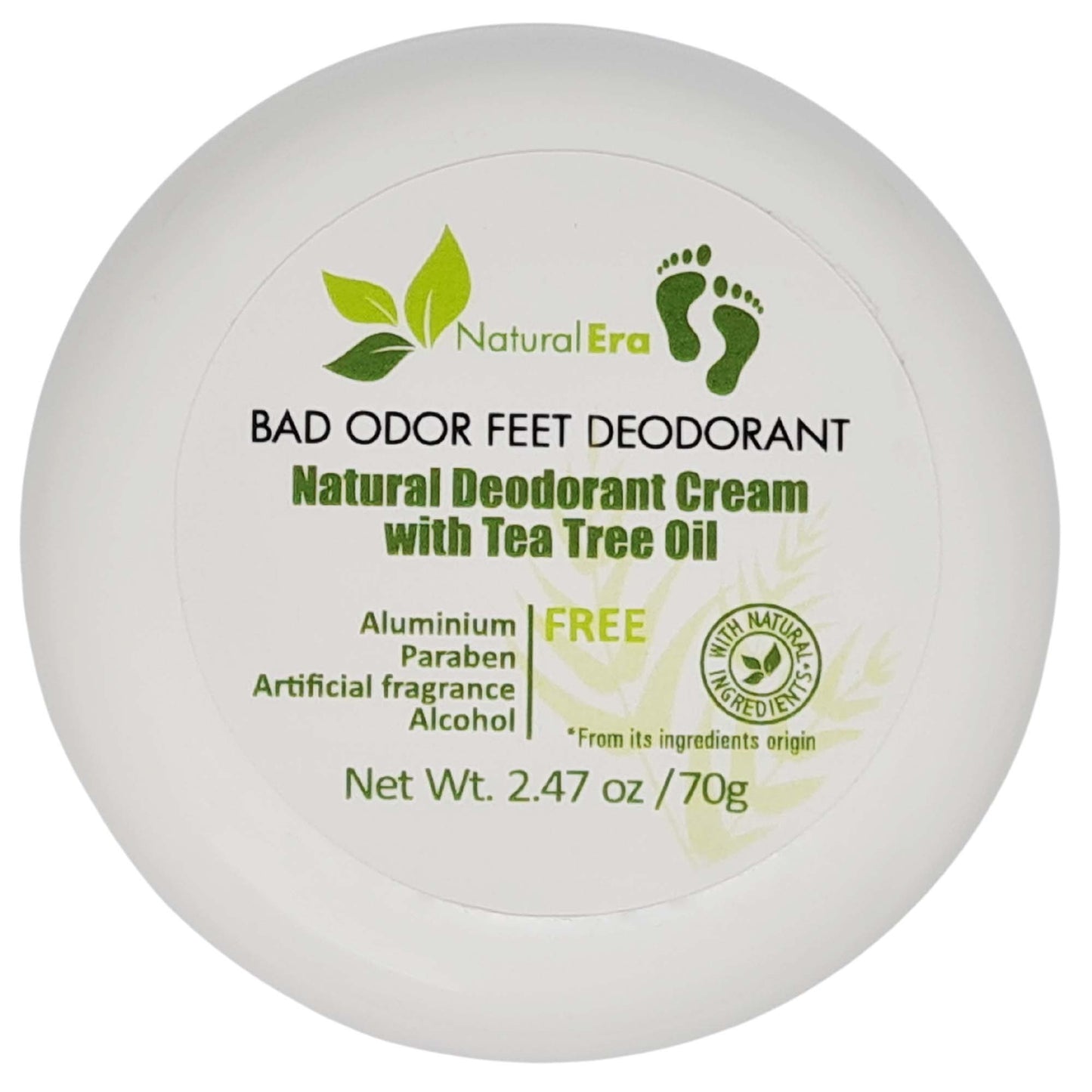 Bad odor feet deodorant